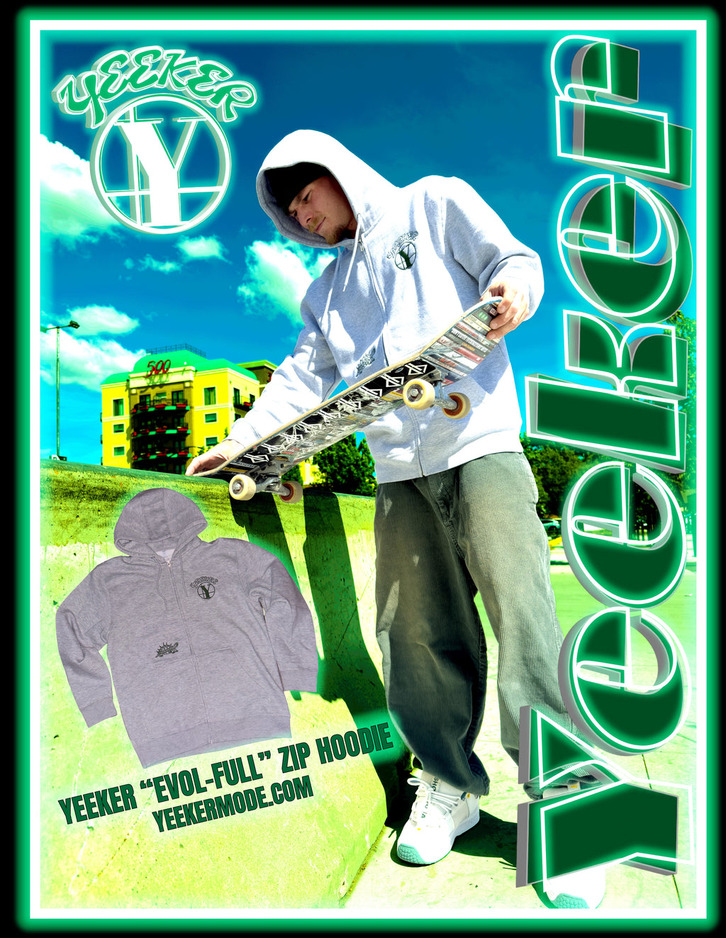 Yeeker Evol-Full zip hoodie