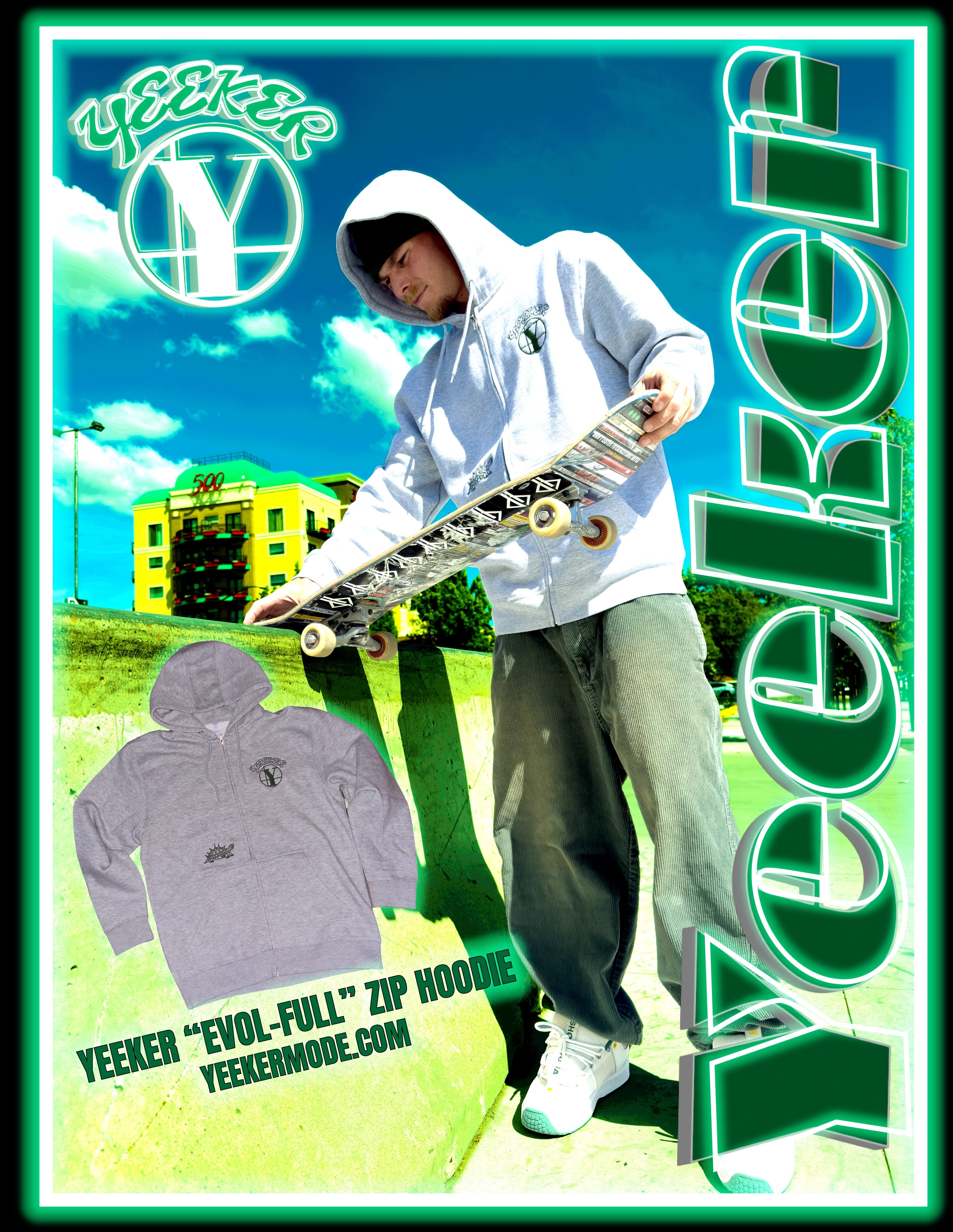Yeeker Evol-Full zip hoodie