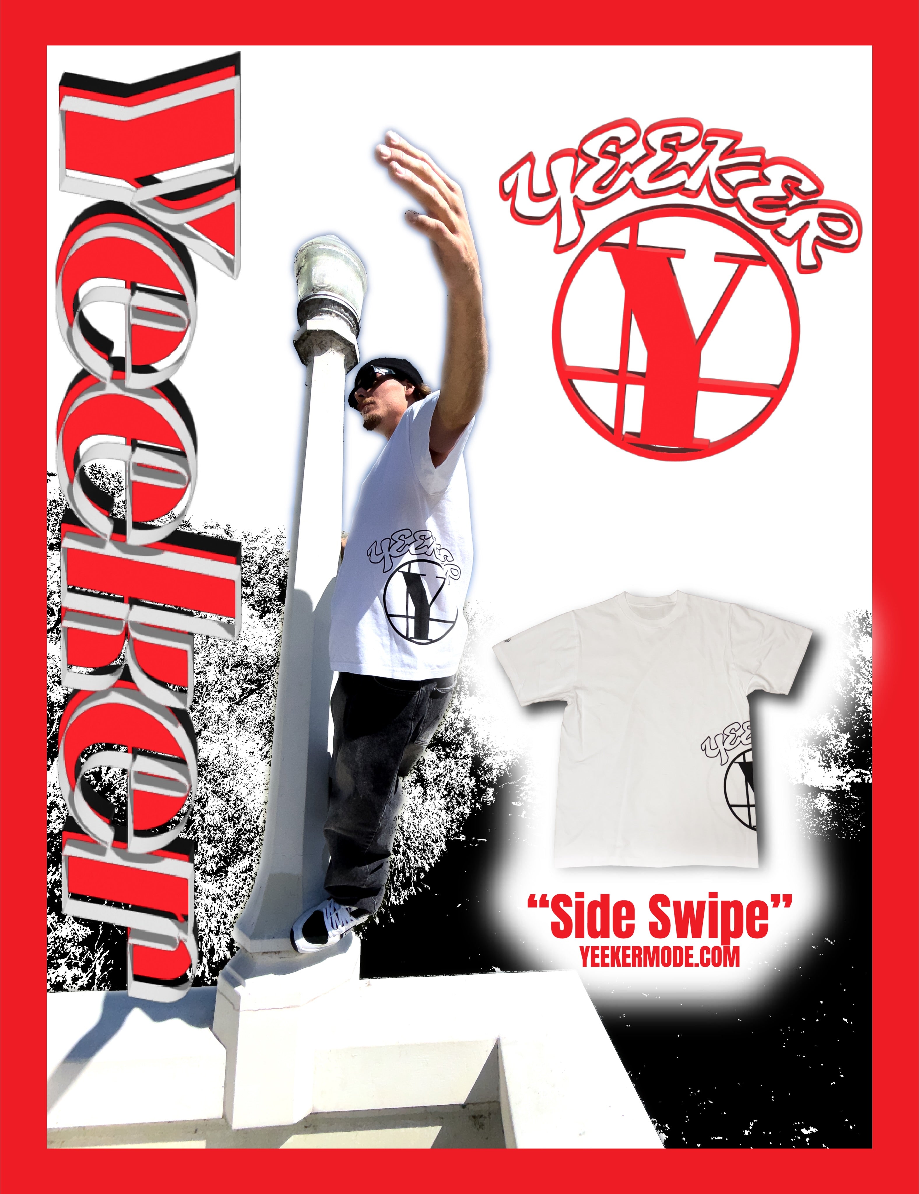 Yeeker Side-Swipe T-Shirt