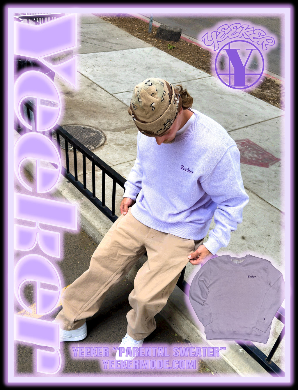 Yeeker Parental sweater purp